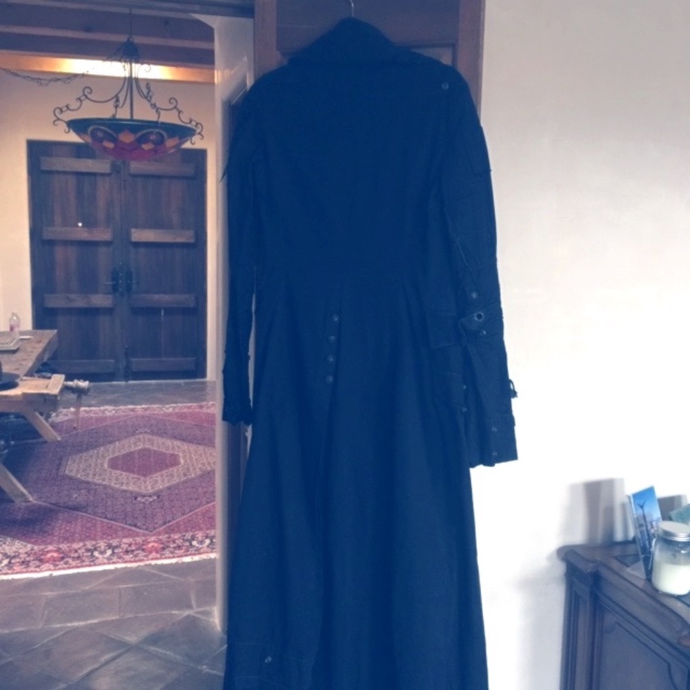 Greg Lauren Batman Coat- Black